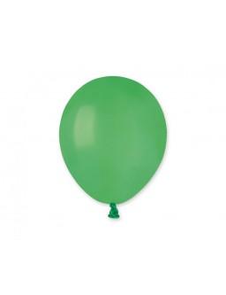 5" balloons - green / 100 pcs.