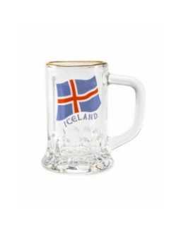 Kieliszek z rączką flaga Islandii