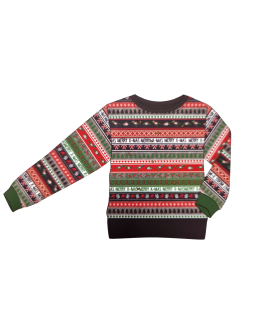 Sweter świąteczny ze światełkami - Merry X-Mas