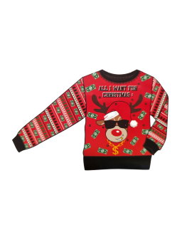 Light-Up Christmas Sweaters - All I Want For Christmas