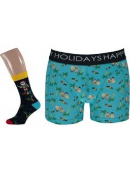 Gift set Socks and boxers - Happy Holidays