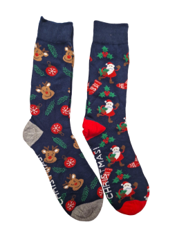Christmas ball socks, 2 pairs - size 41-46