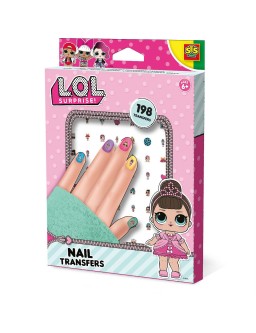 L.O.L. nail transfers