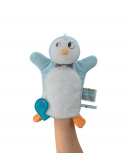 Ice-cream penguin doudou puppet