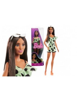 Barbie Fashionistas. Brunette with Polka Dot Romper HPF76