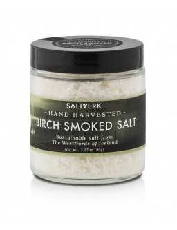 Birch smoked salt